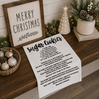 holiday towel styled outdoor winter christmas decor
kitchen towel styled with cozy home background
christmas towel lifestyle farmhouse kitchen decor
recipe kitchen towel styled holiday home scene
festive baking towel styled with christmas decor
gift for moms who bake christmas towel
giftable baking decor kitchen towel recipe
small christmas gift for baker kitchen towel
thoughtful baking gift christmas recipe towel
holiday gift basket filler baking kitchen towel