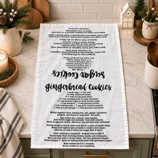 christmas kitchen towel with recipe in cozy home
holiday towel held in front of decorated christmas tree
kitchen towel recipe styled outdoor winter scene
christmas towel styled with lights and garland decor
recipe kitchen towel lifestyle holiday aesthetic
Wholeasle christmas kitchen towel gingerbread recipe
cozy holiday home decor kitchen towel baking aesthetic
gingerbread cookie recipe kitchen towel detail instructions
christmas baking decor kitchen towel recipe aesthetic