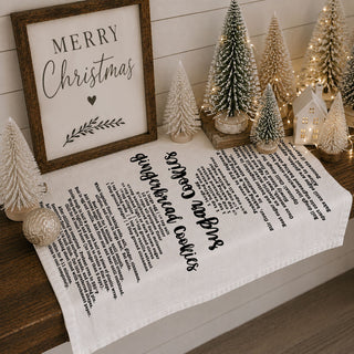 Sugar Cookie Recipes on a Kitchen Towel. 
Holiday Baker Gift Sets Unique
Holding Baking Gift ideas for mom or friends
Unique Holiday Baking Lover gift ideas
Baking Kitchen Towel Gifts and Decor
Christmas Farmhouse Kitchen
Gingerbread Cookie Recipes on a Kitchen Towel. 
Holiday Baker Gift Sets Unique
Holding Baking Gift ideas for mom or friends
Unique Holiday Baking Lover gift ideas
Baking Kitchen Towel Gifts and Decor
Christmas Farmhouse Kitchen