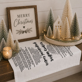 Sugar Cookie Recipes on a Kitchen Towel. 
Holiday Baker Gift Sets Unique
Holding Baking Gift ideas for mom or friends
Unique Holiday Baking Lover gift ideas
Baking Kitchen Towel Gifts and Decor
Christmas Farmhouse Kitchen
Gingerbread Cookie Recipes on a Kitchen Towel. 
Holiday Baker Gift Sets Unique
Holding Baking Gift ideas for mom or friends
Unique Holiday Baking Lover gift ideas
Baking Kitchen Towel Gifts and Decor
Christmas Farmhouse Kitchen