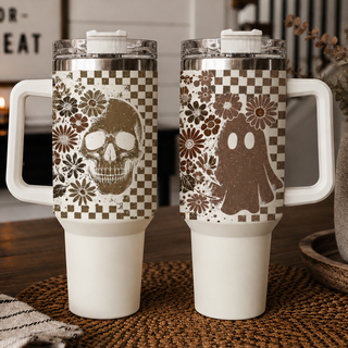 Wholesale Neutral farmhouse spooky tumbler with Halloween florals
Retro Halloween tumbler gift for spooky season lovers
Cute Halloween tumbler gift with skull and ghost design
Spooky season gift tumbler with retro Halloween artwork
Halloween gift for her ghost skull tumbler
Skull and ghost tumbler gift for Halloween lovers
Retro spooky cup gift for Halloween fans
Halloween coffee lover gift with skull ghost design