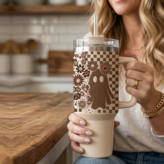 cute halloween tumbler for women
vintage spooky coffee cup
neutral halloween coffee tumbler
ghost tumbler with handle
retro spooky season drinkware
cute checkered halloween tumbler
skull aesthetic tumbler
cozy gothic tumbler aesthetic
neutral floral halloween tumbler