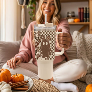 retro boho halloween coffee cup
cute ghost tumbler aesthetic gift
neutral spooky season travel mug
checkered ghost floral tumbler
cozy spooky iced coffee tumbler
retro goth tumbler for women
cute halloween hydration tumbler
neutral haunted aesthetic cup
ghost flower tumbler aesthetic