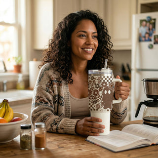 spooky season coffee station tumbler
retro boho ghost tumbler
cute skeleton tumbler aesthetic
neutral creepy cute tumbler
ghost tumbler for busy moms
retro halloween floral travel mug
cute spooky accessory tumbler
neutral cozy spooky cup
checkerboard halloween coffee tumbler