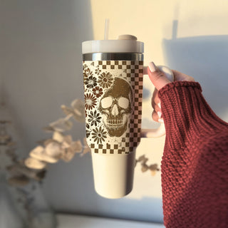 ghost tumbler for iced coffee lovers
trendy spooky tumbler for women
retro checkered floral cup
cute halloween tumbler for moms
neutral ghost aesthetic coffee tumbler
spooky season hydration tumbler
retro haunted house tumbler
cute gothic fall tumbler