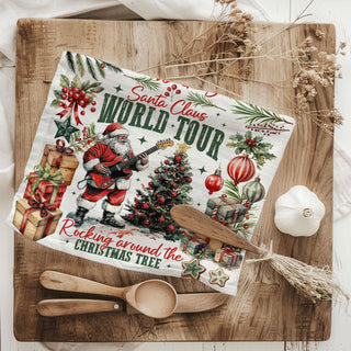 funny rockstar Santa Christmas kitchen towel
humorous Santa Claus music dish towel
funny Christmas towel Santa playing guitar
quirky holiday kitchen towel music Santa
sarcastic Christmas Santa dish towel wholesale
holiday celebration kitchen towel Santa design
Christmas Eve hosting kitchen decor towel