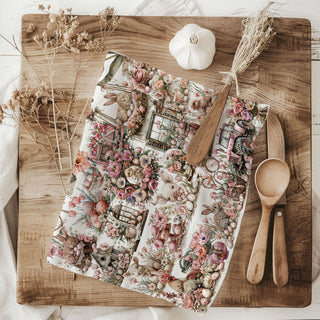 Shabby chic blush bunny kitchen towel Victorian cottage spring
Cottagecore pink bunny dish towel rose garden watercolor Easter
Romantic dusty pink bunny kitchen towel cottage farmhouse decor
English rose garden bunny towel blush pink cottage Easter spring