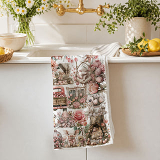 vintage pink towel limited edition
easter collection towel blush floral design
handmade look vintage easter towel
Pink vintage bunny cottage kitchen towel watercolor rose garden
Blush pink bunny kitchen towel Victorian cottage Easter spring