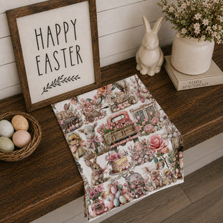 Easter hostess gift kitchen towel with bunny lamb and piglet
spring decorative tea towel with pink truck and Easter eggs
vintage Easter bunny kitchen towel with floral collage print
farmhouse spring kitchen towel with bunny lamb pig and flowers
Easter floral kitchen towel with rabbit tulips and pink decor
spring cottage kitchen towel with Easter bunny and lamb design
shabby chic Easter kitchen decor towel in pink floral style
pink Easter tea towel for spring farmhouse decor
Easter bunny kitchen towel for sp