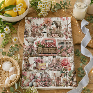 Blush bunny cottage dish towel vintage watercolor Easter
Pink Victorian bunny kitchen towel rose garden cottage spring
Dusty pink bunny towel vintage cottage watercolor farmhouse
Cottage garden bunny kitchen towel pink rose Easter spring