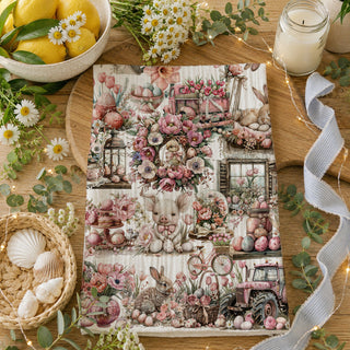 Victorian cottage bunny kitchen towel pink pumpkin rose
Bicycle bunny towel blush pink cottage watercolor farmhouse
Vintage books bunny kitchen towel pink rose cottage Easter
Easter egg bunny dish towel dusty pink cottage spring