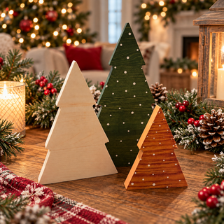rustic holiday home decorations
green wooden Christmas tree decor
natural wood Christmas tree decoration
brown wooden Christmas tree decor