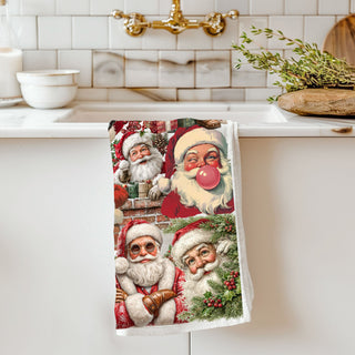 December kitchen decor towel Santa theme
Christmas Eve kitchen towel festive decor
holiday season home kitchen towel Santa
winter holiday entertaining kitchen towel
festive December kitchen accessory towel