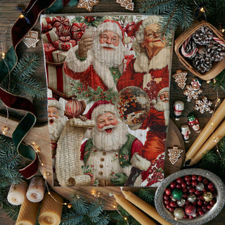 Christmas gift idea humorous dish towel
giftable holiday kitchen towel Santa theme
Christmas kitchen accessory gift funny
white elephant gift Christmas kitchen towel
unique Christmas kitchen towel gift idea