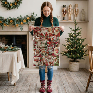 Christmas celebration kitchen towel decor
winter holiday kitchen accessory towel
festive December decor kitchen towel
holiday entertaining kitchen towel Santa
Christmas party kitchen towel funny