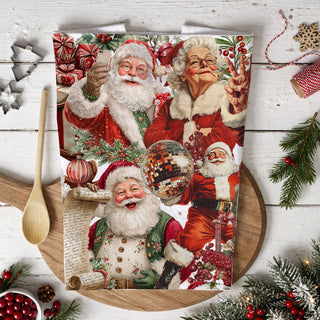 eye catching Christmas kitchen towel Santa
bold holiday decor towel Santa design
unique Christmas towel conversation starter
statement Christmas kitchen towel funny
standout holiday kitchen decor Santa