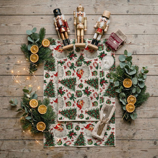 christmas dish towel santa tree gift pattern decor
festive santa towel christmas kitchen decor idea
holiday kitchen towel with santa bows and ornaments
christmas towel with santa and festive holiday elements
holiday dish towel santa themed christmas decor