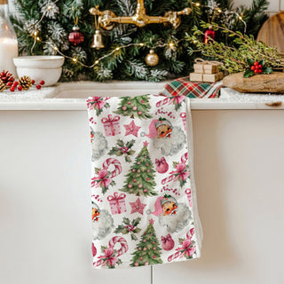 Wholesale christmas morning kitchen towel pink aesthetic
seasonal kitchen refresh christmas santa towel
pink santa face christmas kitchen towel pattern
holiday icons christmas tree candy cane tea towel
bow and ornament christmas kitchen towel design
vintage santa illustration pink holiday towel in bulk