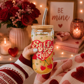 20oz glass cups with bamboo lid and glass straw for wholesale, featuring Self Love Club and motivational designs for women.
Wholesale feminist birthday gifts
feminist mothers day gifts
gifts for young feminist
gifts for your feminist friend
