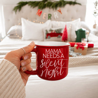 Mama Needs a Silent Night mug for adults
Funny Christmas mug for women
Funny Christmas mug for moms with kids
Mama Needs a Silent Night coffee mug for holiday season
Christmas gift mug for tired moms
Funny holiday gift for coffee drinking moms
Mama Needs a Silent Night mug for secret Santa
Funny secret Santa mug for moms
Christmas mug for white elephant gift
Funny white elephant Christmas mug for mom