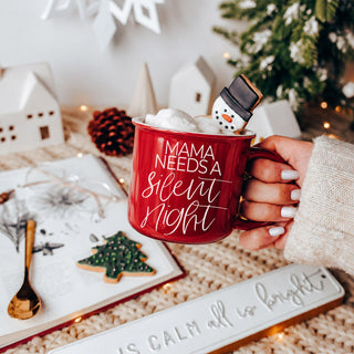 Mama Needs a Silent Night Christmas mug
Funny Mama Needs a Silent Night mug
Christmas ceramic mug with Mama Needs a Silent Night saying
Mama Needs a Silent Night holiday coffee cup
Funny Christmas coffee mug for moms
Mama Needs a Silent Night ceramic coffee mug
Christmas mug for tired moms
Funny holiday mug for exhausted moms
Mama Needs a Silent Night coffee cup
