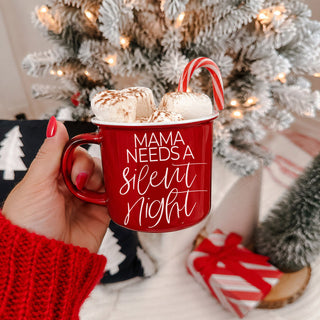 Funny Christmas mug gift for her
Mama Needs a Silent Night mug for stocking stuffer
Funny Christmas stocking stuffer for mom
Mama Needs a Silent Night mug for holiday gift basket
Funny mug for Christmas gift basket
Christmas ceramic mug for tired mamas
Funny Christmas coffee cup for sarcastic moms
Mama Needs a Silent Night mug for holiday humor