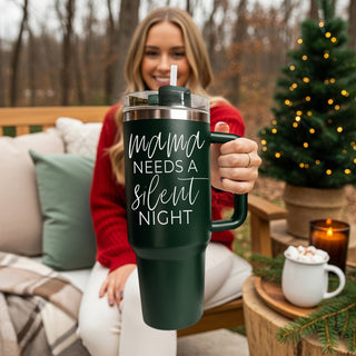 Mama needs a silent night 40oz tumbler for wholesale
Christmas 40oz tumbler
Christmas stanley 40oz bulk
Wholesale Mom gifts for christmas
Green tumbler cup
dark green tumbler with straw