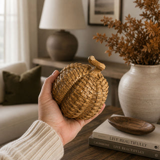 Fall home decor pumpkins with natural woven look
Rattan pumpkin decorations for porch entryway and mantel
Autumn entryway decor with resin rattan pumpkins
Halloween entryway decor with woven pumpkin set
Fall porch pumpkin decor with luxury rattan style
Outdoor fall decor pumpkins with wicker look
Indoor outdoor autumn pumpkins for seasonal decorating
Resin pumpkin decorations for fall porch display
Luxury fall porch decor with rattan pumpkins