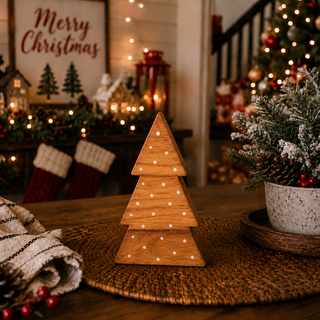 wholesale Decorative boxwood Christmas trees for shelves and mantels
Set of three freestanding wooden holiday trees
Small wooden Christmas tree decorations with snowy white dots
Rustic boxwood Christmas tree figurine set
Wooden tabletop trees for Christmas home décor
Hand-painted wooden Christmas tree decorations
Christmas tree figurines made from natural boxwood
Decorative wooden trees in coordinating holiday colors in bulk
