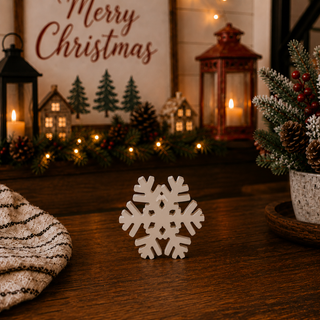 Set of three white wooden snowflake decorations for Christmas
Freestanding MDF snowflakes for holiday mantel and shelf décor
White wooden Christmas snowflakes in three assorted sizes
Rustic snowflake tabletop decorations for a farmhouse Christmas
Neutral white winter decorations for shelves and mantels
Wooden snowflake figurines for indoor Christmas decorating
White Christmas snowflake decorations for a winter centerpiece
Freestanding snowflakes for a holiday console table display
Scandinavian white wooden 