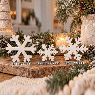 Winter decoration gift for newlyweds
Christmas gift for a sister who loves home décor
Wooden snowflake gift for a mother-in-law
Holiday gift for a farmhouse décor lover