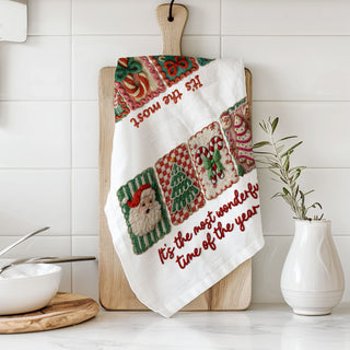 traditional holiday dish towel vintage christmas icons
throwback christmas kitchen towel retro decor
vintage holiday aesthetic kitchen towel festive
retro christmas kitchen decor towel crochet pattern
classic holiday kitchen towel cozy vintage style