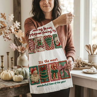 farmhouse christmas kitchen towel crochet style decor
cozy christmas kitchen decor towel cottagecore style
rustic holiday kitchen towel vintage crochet design
cottagecore christmas kitchen towel cozy aesthetic
warm cozy kitchen decor christmas towel crochet
