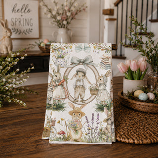 woman holding Easter bunny kitchen towel
Easter towel with bunny and garden styling
spring tea towel with rabbit floral decor
bunny kitchen towel on wooden board
Easter rabbit tea towel on cutting board
storybook bunny towel product image
vintage Easter rabbit towel lifestyle
cottagecore bunny tea towel lifestyle
farmhouse Easter bunny towel product photo
Easter bunny towel close up
spring rabbit towel close up
bunny garden design close up
rabbit floral pattern towel detail
Easter bunny artwork close up
spr