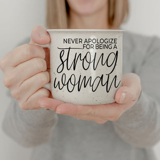 Wholesale never apologize for being a strong woman ceramic coffee mug
empowering mug for women never apologize for being a strong woman
strong woman coffee mug inspirational gift
motivational mug for women never apologize for being a strong woman