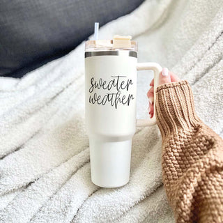 Wholesale Sweater Weather Mug B&m Sweater Weather Mugs 40oz halloween tumbler 40oz tumbler halloween