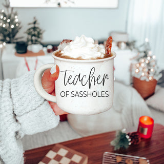 funny sarcastic teacher coffee mug
cute teacher of sassholes gift for her
neutral speckled ceramic teacher coffee cup
teacher of sassholes joke mug for school
coffee mug for tired sarcastic teacher
sassy teacher mug for middle school teacher in bulk
teacher of sassholes mug for high school teacher wholesalers