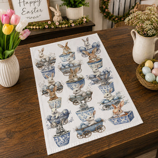 Easter bunny kitchen towel product photo
spring tea towel product image
chinoiserie Easter towel lifestyle photo
grandmillennial Easter kitchen towel image
blue and white Easter kitchen decor photo
Easter bunny towel on wooden table
spring towel styled with tulips
Easter kitchen towel styled with eggs
bunny tea towel with Easter decor
Easter towel with tulips and bunny decor
spring kitchen towel flat lay
Easter tea towel flat lay
blue white bunny towel flat lay
Easter kitchen towel overhead photo
