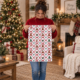 whimsical holiday towel with gingerbread and teddy bears
Bulk Holiday icons kitchen towel
Christmas symbols kitchen accessories
traditional christmas kitchen towel with santa gingerbread and bows pattern
cozy farmhouse christmas kitchen towel with festive holiday icons
holiday kitchen towel with candy canes gingerbread house and reindeer