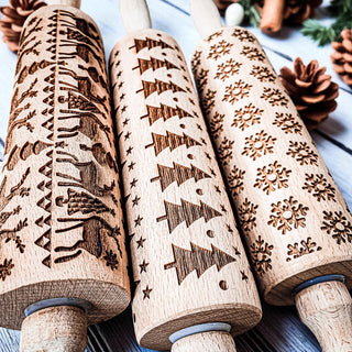 Christmas Rolling Pin Set | 10 Styles