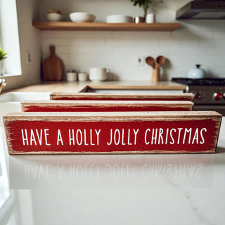 Holly Jolly Sitter Sign