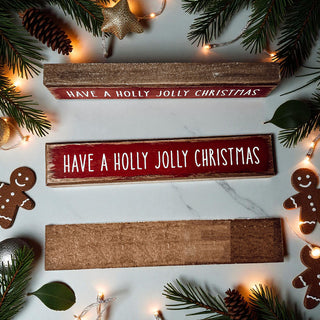 Holly Jolly Sitter Sign
