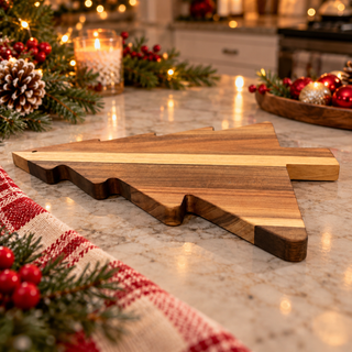 Christmas serving board for entertaining
rustic Christmas charcuterie platter
Christmas tree shaped serving tray
holiday cheese serving board
decorative Christmas cutting board