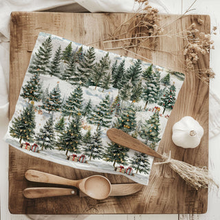 Wholesale small christmas gift kitchen towel winter aesthetic
stocking stuffer christmas kitchen towel trees
gift for cozy home lovers winter kitchen towel
thoughtful christmas gift forest kitchen towel
holiday gift basket filler kitchen towel winter