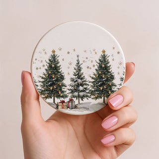 Wholesale Christmas tree ceramic coaster
Winter trees Christmas coaster
Bulk Evergreen tree holiday decor coaster
Snow covered Christmas tree coaster
Rustic winter forest coaster
Cozy cabin Christmas tree decorations
Holiday pine tree ceramic coaster
Woodland Christmas home decor coaster
Christmas tree lover gift idea