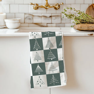 Green Christmas kitchen linens
White sage Christmas kitchen decor
Christmas kitchen linens tree pattern
Holiday kitchen textiles tree design
Christmas kitchen fabric accessories
Festive kitchen linens tree towel