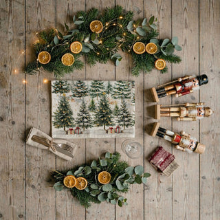 cozy lodge kitchen decor towel christmas forest
mountain home christmas kitchen towel winter trees
rustic retreat kitchen towel snowy forest decor
log cabin holiday decor kitchen towel evergreen
outdoor inspired cabin kitchen towel winter trees