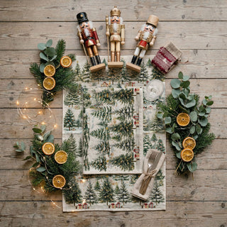 cozy aesthetic kitchen towel winter forest decor
neutral holiday decor kitchen towel evergreen trees
clean aesthetic christmas kitchen towel winter design
subtle christmas decor kitchen towel snowy trees
rustic farmhouse winter kitchen towel christmas