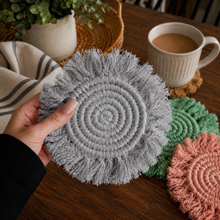 Braided Tassel Coasters
