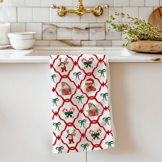 Christmas tree themed kitchen towel
Tree themed holiday kitchen decor
holiday kitchen towel with nostalgic christmas design
Holiday themed kitchen decor
Christmas kitchen theme accessories